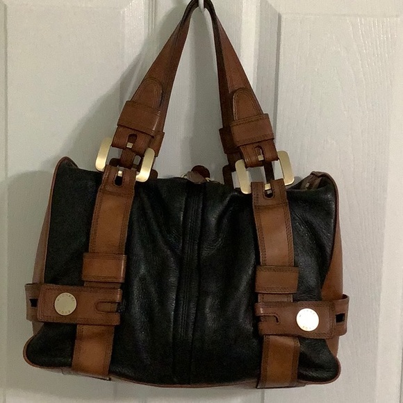 MICHAEL Michael Kors Handbags - 🦋 Vintage MICHAEL KORS shoulder bag in black and brown leather.
